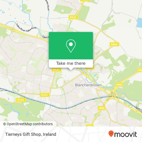 Tierneys Gift Shop, Dublin 15 map