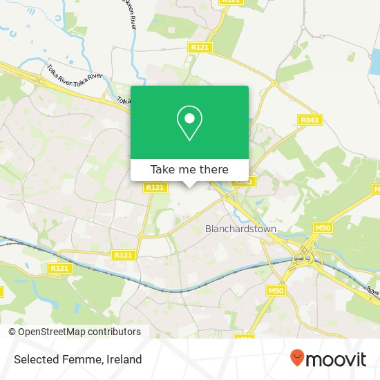 Selected Femme, Dublin 15 map