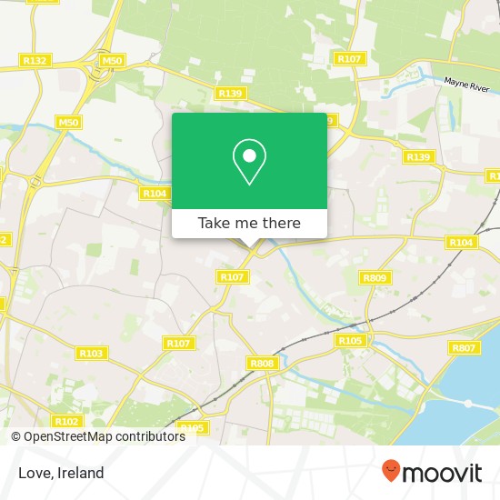 Love, Oscar Traynor Road Dublin 5 5 map
