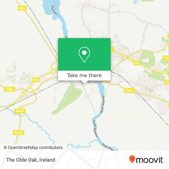 The Olde Oak map