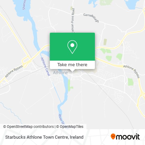 Starbucks Athlone Town Centre map