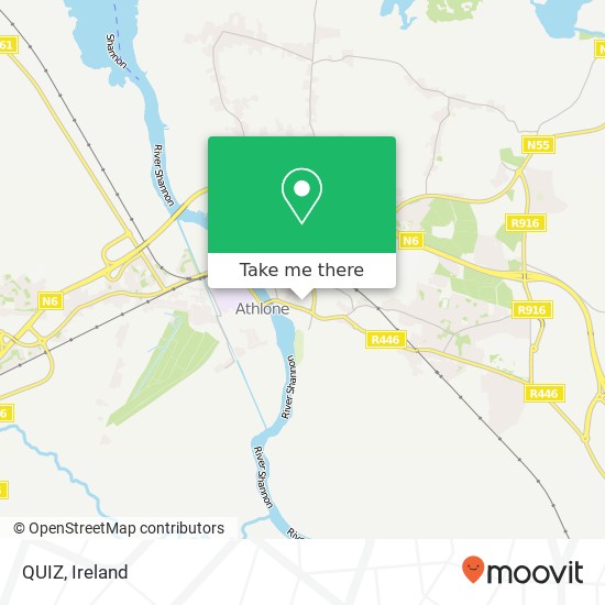 QUIZ, The Bawn Athlone map