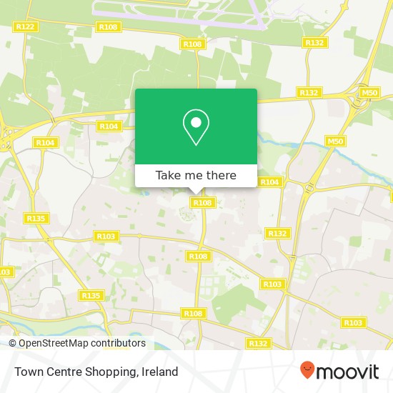 Town Centre Shopping map