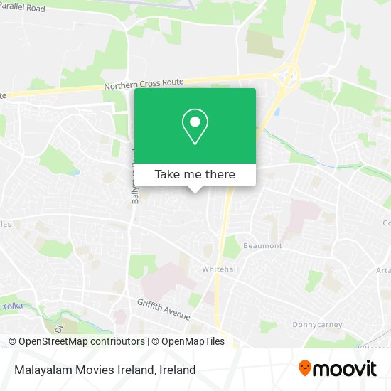 Malayalam Movies Ireland map