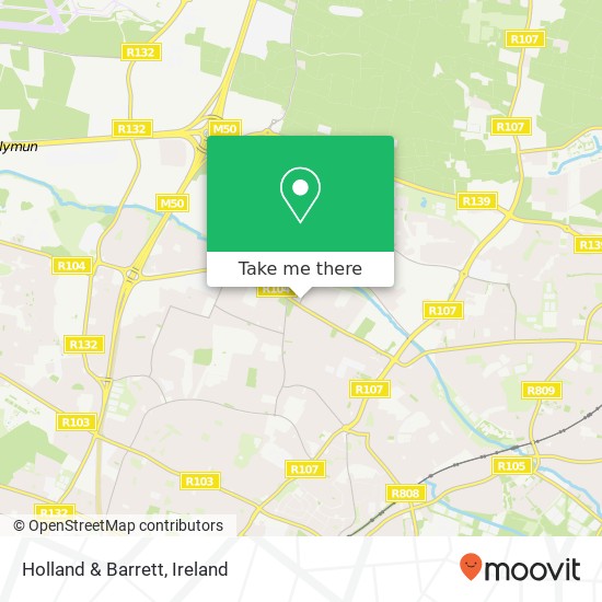 Holland & Barrett, Dublin 17 map