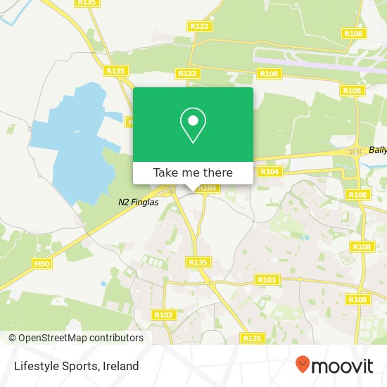 Lifestyle Sports, Dublin 11 11 map