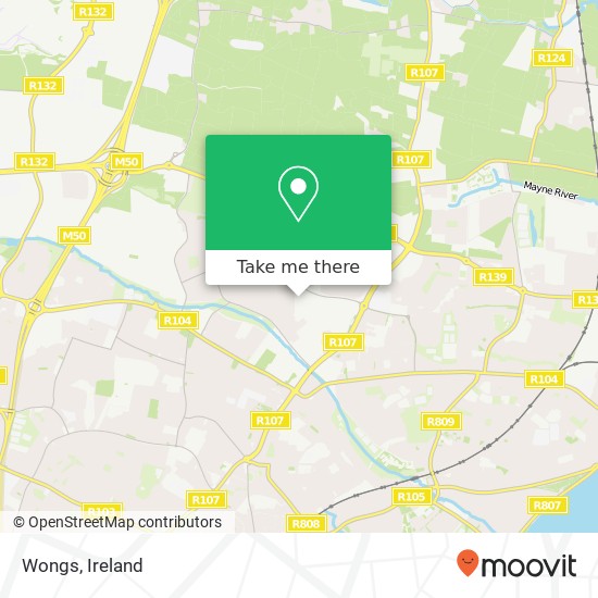 Wongs, Eklad Park Dublin 17 17 map