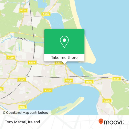 Tony Macari, 22 Main Street Dublin 13 D13 X5Y0 plan