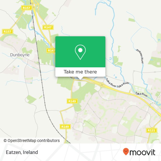 Eatzen, R156 Clonee, County Meath map