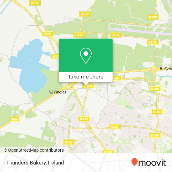 Thunders Bakery, St Margarets Road Dublin 11 map