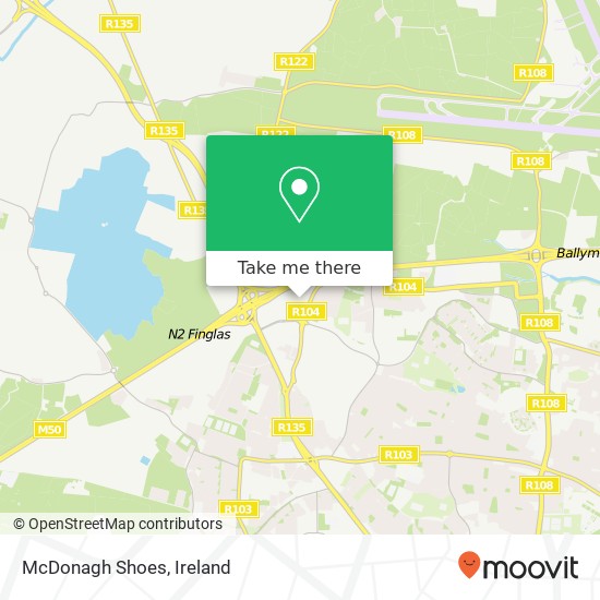 McDonagh Shoes, Dublin 11 11 map