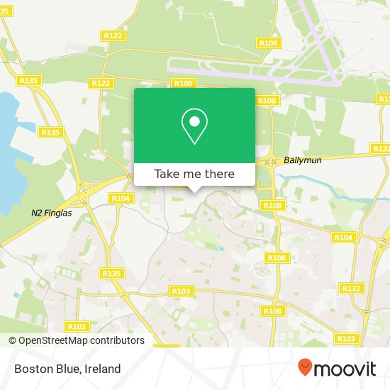 Boston Blue, Hampton Wood Lawn Dublin 11 11 map