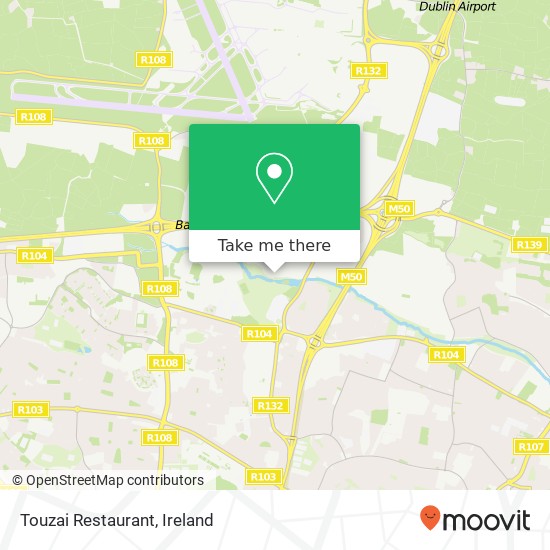 Touzai Restaurant, Dublin 9 map