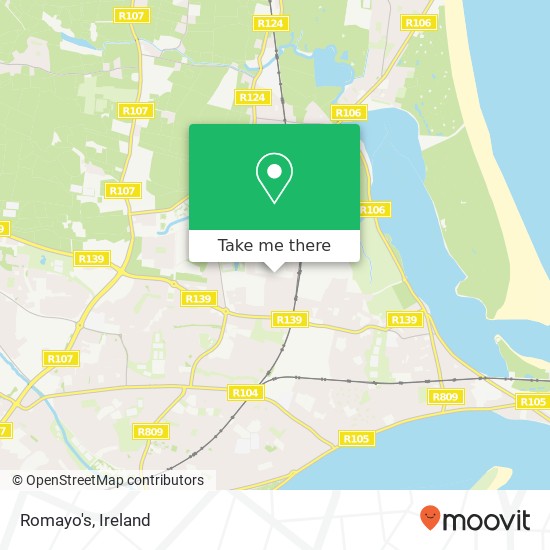 Romayo's, Main Street Dublin 13 13 map