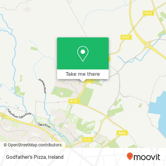 Godfather's Pizza, Tyrrelstown Plaza Dublin 15 15 map