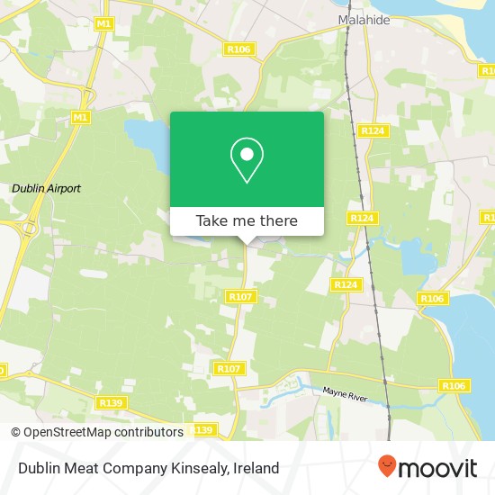 Dublin Meat Company Kinsealy, Chapel Road Malahide map