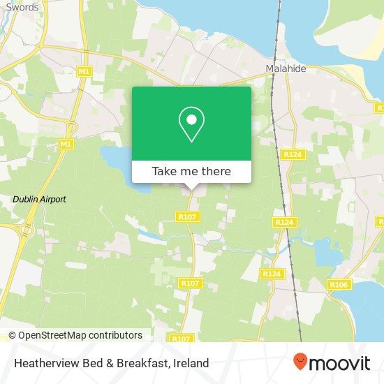 Heatherview Bed & Breakfast map