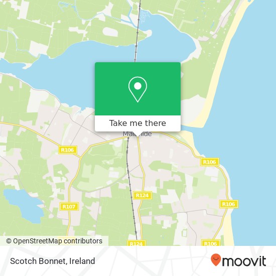 Scotch Bonnet, Church Road Malahide, County Dublin map