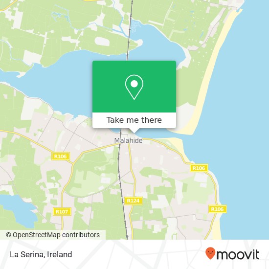 La Serina, The Green Malahide, County Dublin map