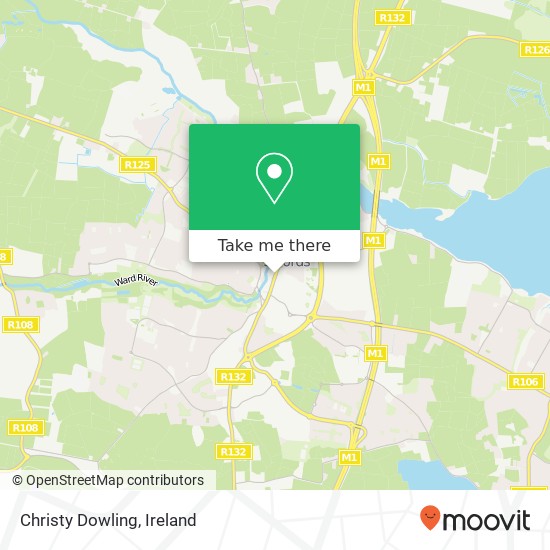 Christy Dowling, 18 Main Street Swords, County Dublin map