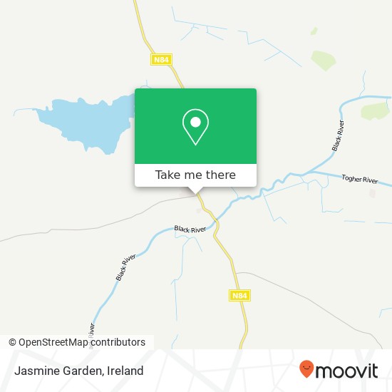 Jasmine Garden, St Mary's Road Shrule map