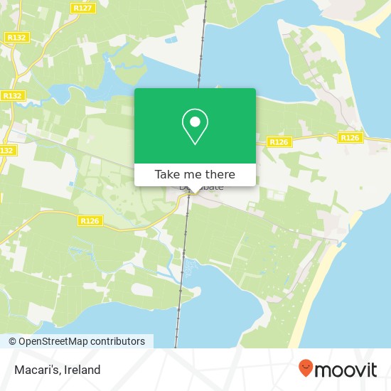 Macari's, Station Court Donabate, County Dublin map