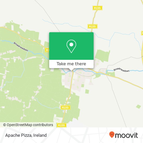 Apache Pizza, Fairyhouse Ratoath, County Meath map