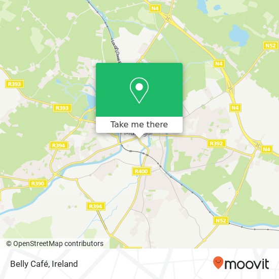 Belly Café, 11 Mount Street Mullingar map