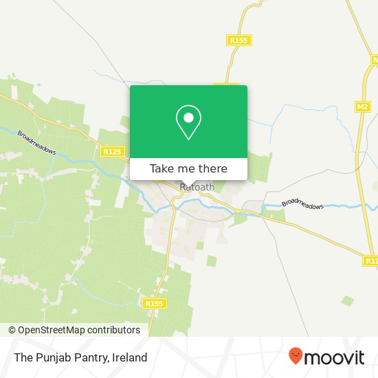 The Punjab Pantry, Main Street Ratoath map