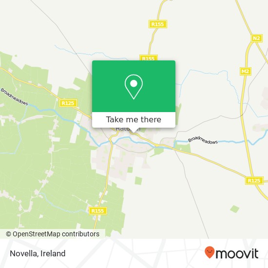 Novella, R125 Ratoath, County Meath map