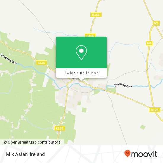 Mix Asian, R125 Ratoath, County Meath map