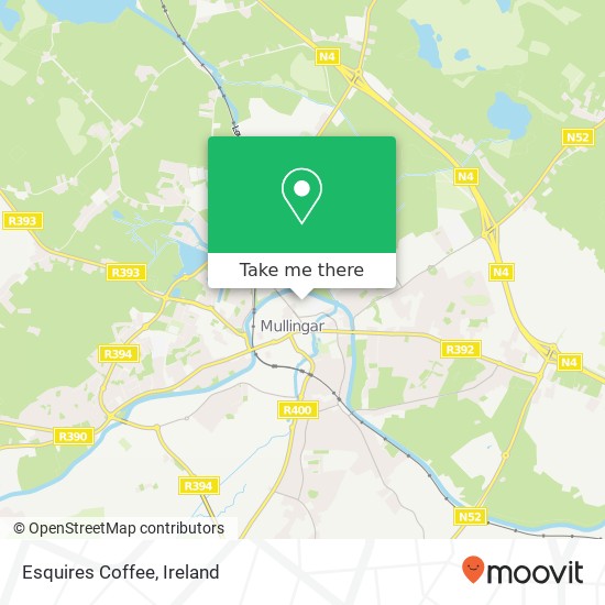 Esquires Coffee, Mullingar map