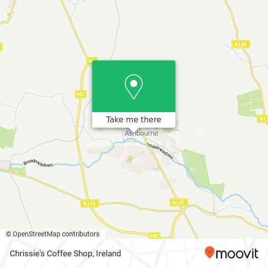 Chrissie's Coffee Shop, Killegland Street Ashbourne, County Meath map