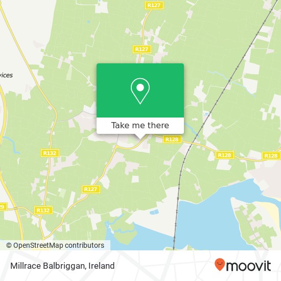 Millrace Balbriggan map