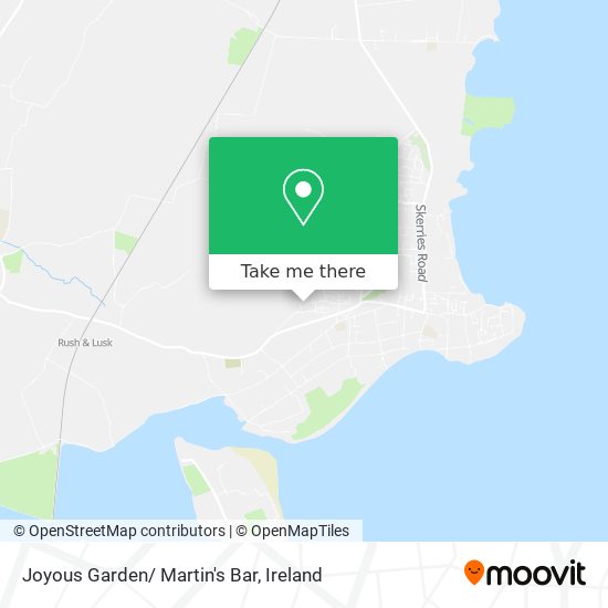 Joyous Garden/ Martin's Bar map