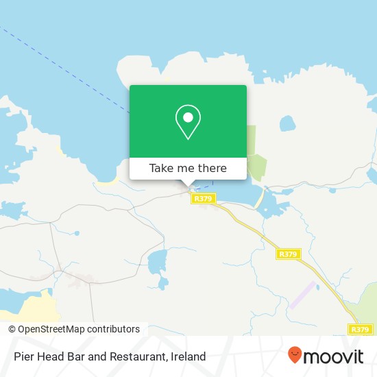 Pier Head Bar and Restaurant, Knockbrack Knockbrack (Cleggan), County Galway map