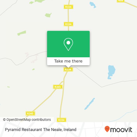 Pyramid Restaurant The Neale, R334 Neale, County Mayo map