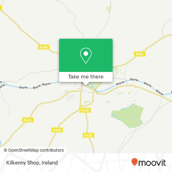 Kilkenny Shop, Castle Street Trim map