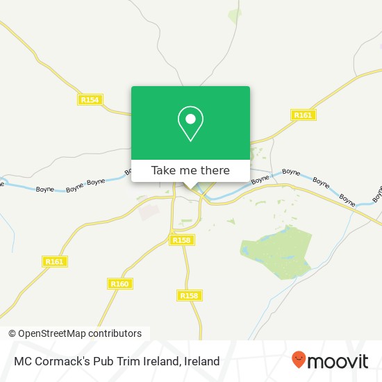 MC Cormack's Pub Trim Ireland map
