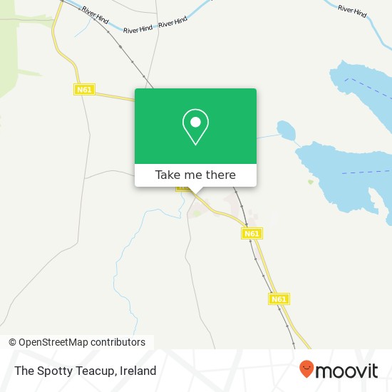 The Spotty Teacup, N61 Knockcroghery, County Roscommon plan