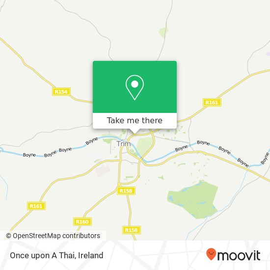 Once upon A Thai, Navan Gate Street Trim map