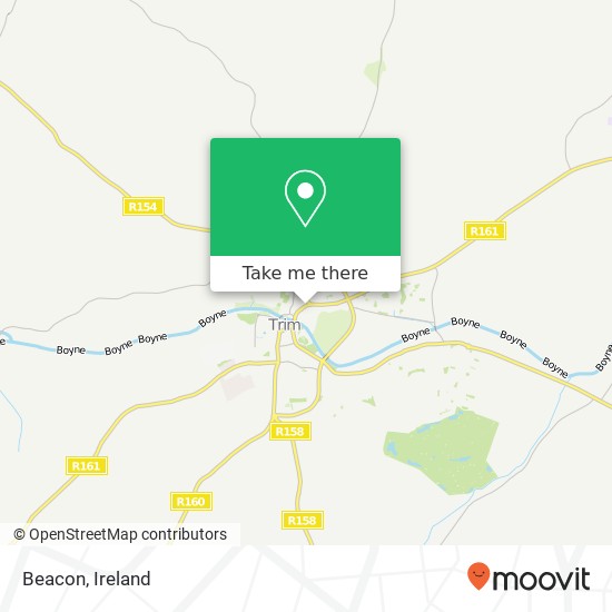 Beacon, High Street Trim, County Meath map