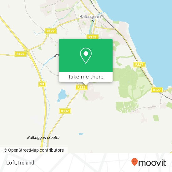 Loft, Balrothery (Balbriggan), County Dublin map