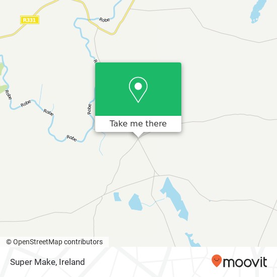 Super Make, Lisnamoyle Lisnamoyle, County Mayo map