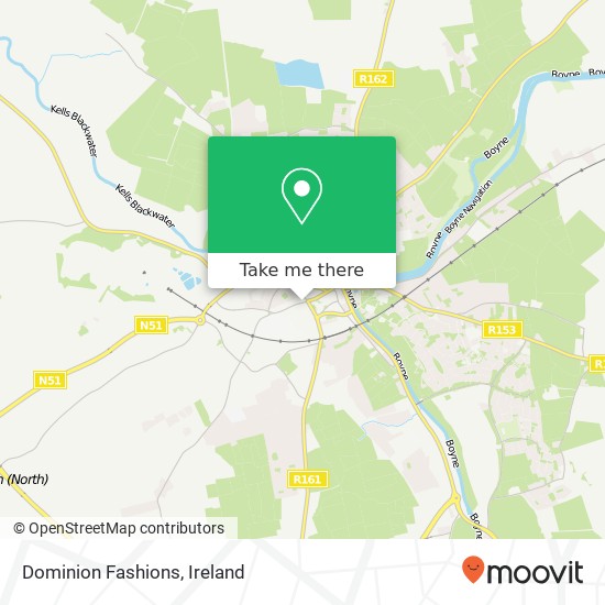 Dominion Fashions, Brews Hill Navan, County Meath map