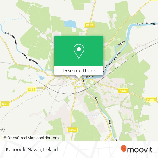 Kanoodle Navan, 4 Watergate Street Nabhainn map