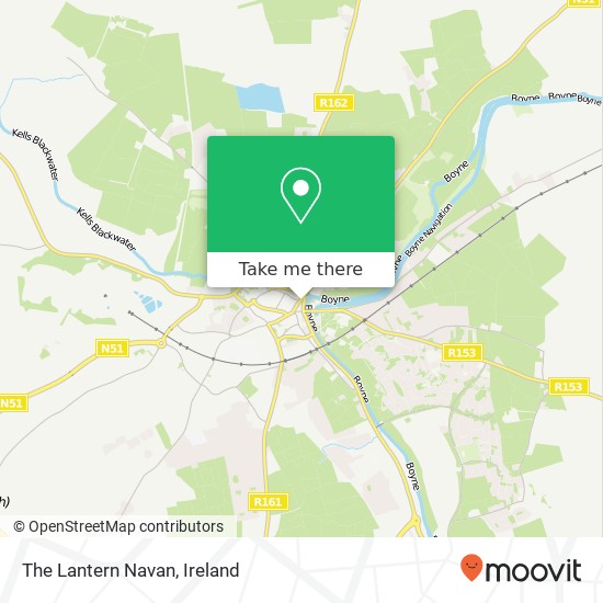 The Lantern Navan map