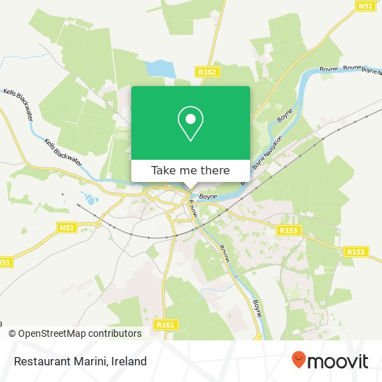 Restaurant Marini, Flower Hill Navan, County Meath map