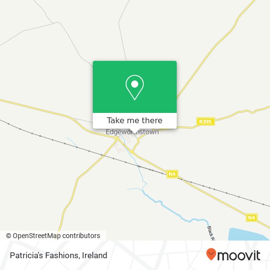 Patricia's Fashions, Main Street Edgeworthstown, County Longford map