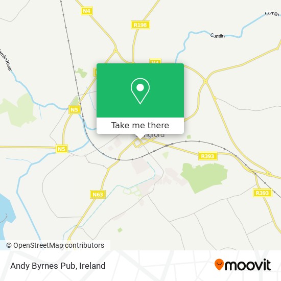 Andy Byrnes Pub map